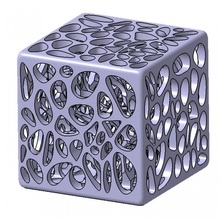 cubo enrejado jardín 3d print model - Mito3D