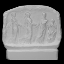 votive relief shape cave scan 3d print model - Mito3D