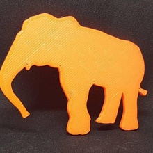 elefante giocattoli Giochi animali 3d print model - Mito3D