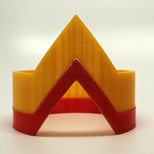 triangolo braccialetto polsino gioielli bracciale 3d print model - Mito3D