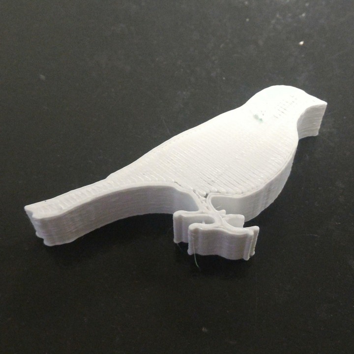 merle jouets Jeux animaux oiseau 3D print model - Mito3D