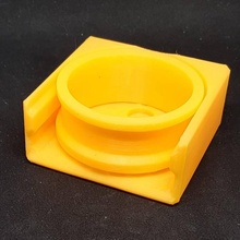 hanging storage upcycling holder container mount sliding 3d print model - Mito3D