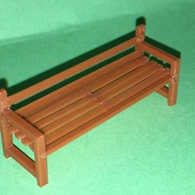 bench kit toys & games miniature tiny 3d print model - Mito3D