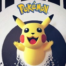 Pikachu mur art ventilateur nintendo décoration trousse Pokémon jouet décor pika 3d print model - Mito3D