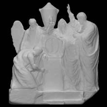 lápida sepulcral Kutzer familia escanear tumba 3d print model - Mito3D