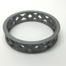 crosshatch bracelet jewellery fashion accessory 3d print model - Mito3D