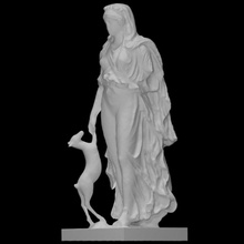 escultura mujer escanear hembra desconocido 3d print model - Mito3D
