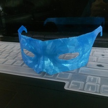 face occhiali maschera media risoluzione props cosplay faccia partito zorro 3d print model - Mito3D