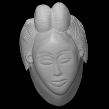 egungun maschera scansione 3d print model - Mito3D