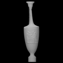 funerary lekythos scan amphora 3d print model - Mito3D