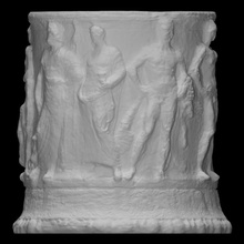 puteal divinities scan god goddess deity divinity 3d print model - Mito3D