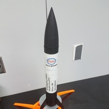 esso rocket toys & games space missile 3d print model - Mito3D
