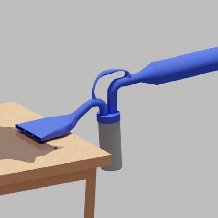 quick wet dry vac hack attachment nozzle vacuum esso 250ml 3D print model - Mito3D