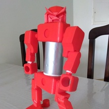 modular canrobot juguetes juegos bricolaje diy robot juguete Esso concurso 3d print model - Mito3D