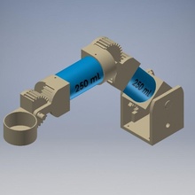 robotica braccio regolabile posizioni upcycling redbull 3d print model - Mito3D