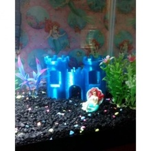 acuario castillo jardín decoración pez divertido pasatiempo casa niños Caballero tanque juguetes pecera fuerte tpe petg tpu nadando colores 3d print model - Mito3D