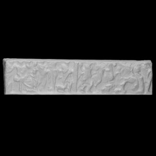 sarcophagus depicting myth hippolytus phaedra scan greek mythology 3d print model - Mito3D