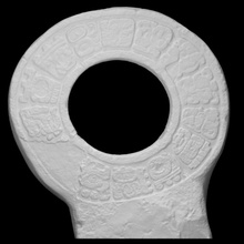 pelota anillo escritura escanear deporte maya 3d print model - Mito3D