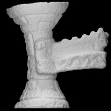 cocodrilo ofertorio altar escanear 3d print model - Mito3D