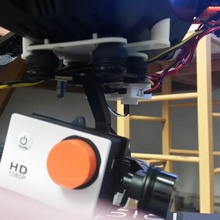 iris+ quanum 2d plaque d'adaptation gadgets l'électronique l'adaptateur drone l'iris 3d print model - Mito3D
