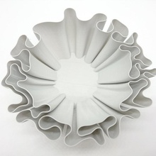wavy bowl & garden decor generative processing 3d print model - Mito3D