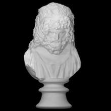 testa Giove scansione Dio romano mitologia 3d print model - Mito3D
