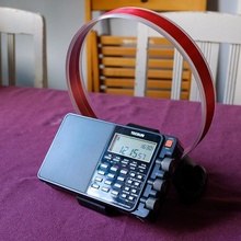 Tecsun grundig kaito 200 boucle antenne radio titulaire soutien gadgets électronique radioamateur 3d print model - Mito3D