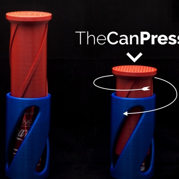 canpress upcycling press 3D print model - Mito3D