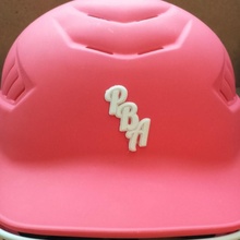 PBA capacete etiqueta Esportes ar livre beisebol personalizado rebatidas 3d print model - Mito3D