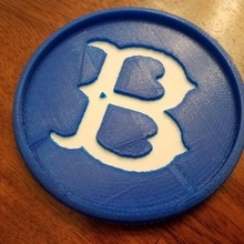 brooklyn Dodgers sottobicchiere giardino baseball mlb personalizzato tazza titolare supporto bevanda 3d print model - Mito3D