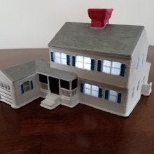 Glen Noel köy ev Bahçe manzara model evler dickensville Hawthorne evrak lemax luville putz departman56 3d print model - Mito3D