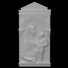 Madonna bambino scansione Bibbia 3d print model - Mito3D