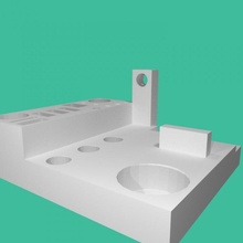 estación base tinkercad 3d print model - Mito3D