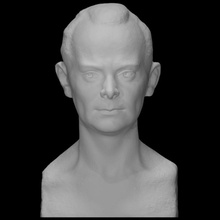 testa uomo scansione ritratto 3d print model - Mito3D