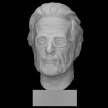 cabeza hombre escanear retrato 3d print model - Mito3D