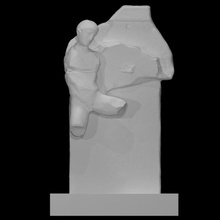 statue argive heraion scan man sculpture male fragment 3d print model - Mito3D