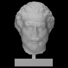 portrait head orator demosthenes scan 3d print model - Mito3D