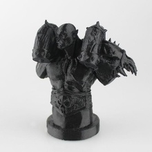 garrosh grito infernal busto warcraft fan art fantasia figura figurine orc escultura videogame guerreiro tempestade wow worldofwarcraft grom grommash 3d print model - Mito3D