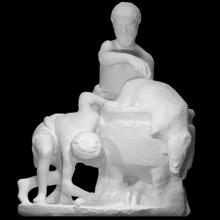 salvaje Jabali Cocinando escanear animal hombre niño chico Jabalí 3d print model - Mito3D