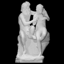 tava öğretim Daphnis Oyna flüt taramak Yunan mitoloji 3d print model - Mito3D