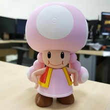 toadette mario games - multi-color toys & nintendo videogame character actionfigure toad peach 3d print model - Mito3D