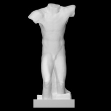 torso chico escanear masculino 3d print model - Mito3D