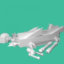 star savaş mamut tinkercad 3d print model - Mito3D