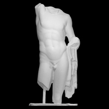 satira scansione Dio greco uomo mitologia romano scultura statua tempio bagno religione 3dprint Diana 3dscan muscolo musa praxitele 3d print model - Mito3D