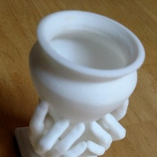 remaniement jardin tasse mains 3d print model - Mito3D