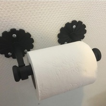 flower design toilet paper holder & garden bathroom toiletpaperholder tpholder 3d print model - Mito3D