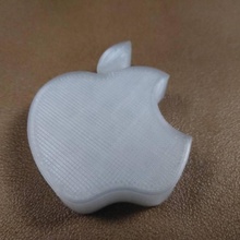 elma logo hayran Sanat Apple logosu 3d print model - Mito3D