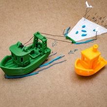 aleta barco jabeguero visual banquillo juguetes juegos bota niños pez flotador Embarcacion juguete agua bañera nadar flotadores remolcador barcos flota badewanne Badewannen 3d print model - Mito3D