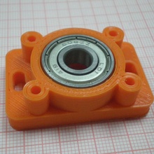 ball bearing bracket holder axis spare parts 3d print model - Mito3D