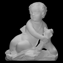 Putto allegorisch Krieg Scan Kind Junge männlich Cherub Allegorie 3d print model - Mito3D